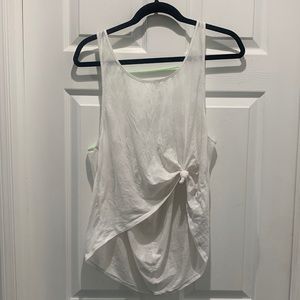 White on White Polka Dot Top Size 8 Lululemon